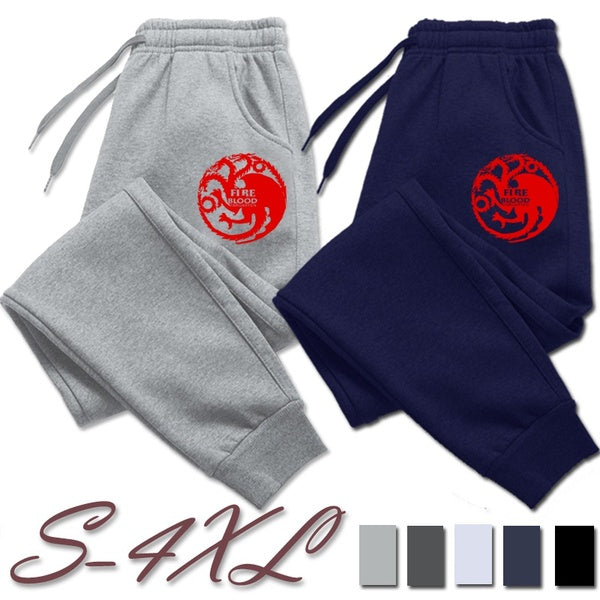 New Cool Printed Women Sweatpants Cotton Long Pants High Waist Casual Drawstring Trousers Womens Sports Fitness Solid Jogging Pants Spring Autumn Win