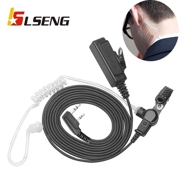 LSENG talkie-walkie écouteur écouteur acoustique Air Tube casque, deux voies Radio écouteur FBI sécurité confidentiel casque
