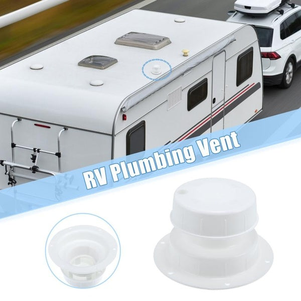 X AUTOHAUX RV Plumbing Vent Cap Roof Sewer Vent Covers Fit 1 à 2 3-8 in O. D. Pipe Empêcher l'emboîtement Camper Trailer Motorhome Salle de bain Échap
