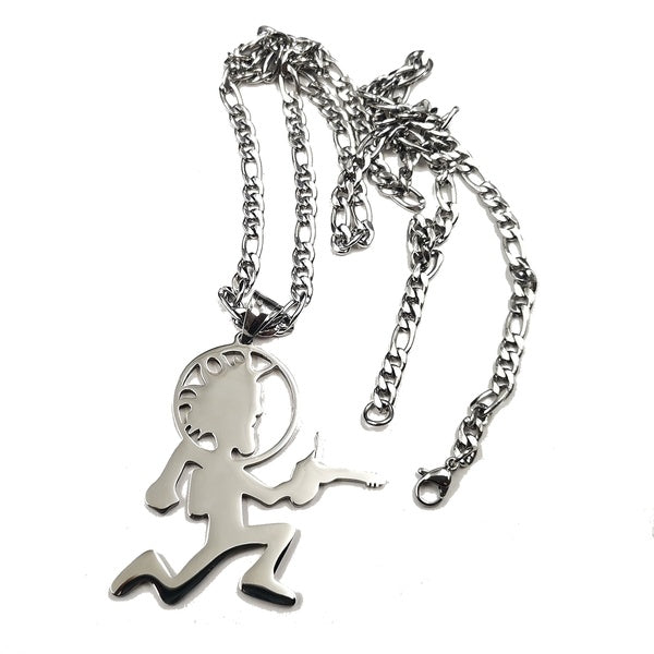 Juggalo Hip HOP ICED Hachette Homme Coureur Pendentif Charmes Collier En Acier Inoxydable 4mm 24 pouces ICP Bijoux