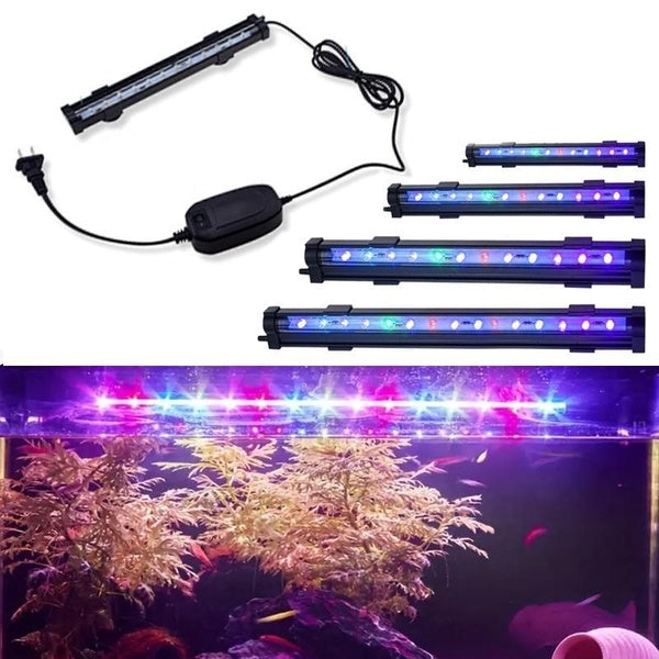 Colorful Bubble-changing Aquarium Light,Submersible LED Aquarium Lamp Waterproof RGB Color Underwater Light Changing Slow Flash Light Fish Tank Light