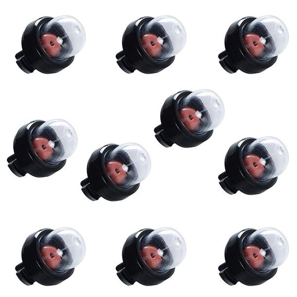 10pcs Plastic Petrol Strimmer Primer Fuel Bulb Pump Carburetor Primer Bulbs Fuel Pump For Chainsaws Blowers Trimmer