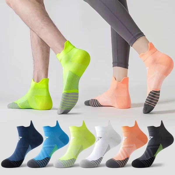 1-2-3-4-5 Pairs of Socks Ankle Sports Socks Breathable Cotton Mesh Casual Sports Cut Socks Outdoor Sports Socks