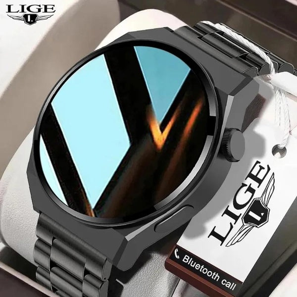 2023 LIGE Montre Smart Watch 240 * 240 Plein Écran Tactile Bluetooth Appel Montres Étanches Sport Fitness Tracker Smartwatch Homme Reloj Hombre + Box