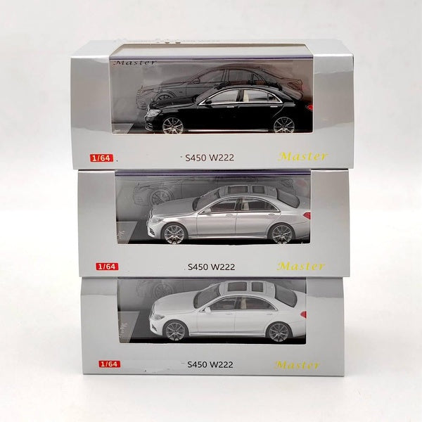 High-End 1:64 Master for Mer~enz S350 W222 Diecast Toys Car Models Collection Exquisite Gifts Limited Edition