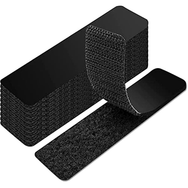 16 ensembles de bandes auto-agrippantes à dos adhésif, 1 po x 4 po. Bande adhésive double face Command Heavy Duty