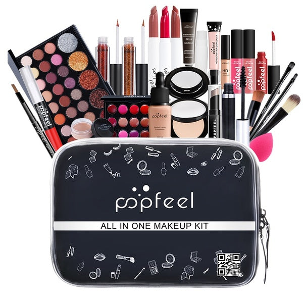 Professional Makeup Kit For Girl Eyeshadow Cream Makeup Bag Concealer Lipstick Makeup Brush Women Makeup Set