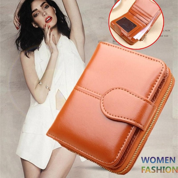 Femmes Portefeuille Simple Rétro Portefeuille Court Porte-Monnaie Porte-Cartes Titulaire Sac À Main pour Filles Bourse Petit Portefeuille