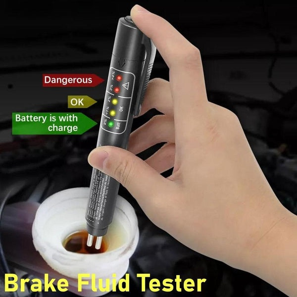 Universal Brake Fluid Tester Accurate Oil Quality Diagnostic Tools LED Indicator Liquid Testing Pen Automotive Brake Oil tester