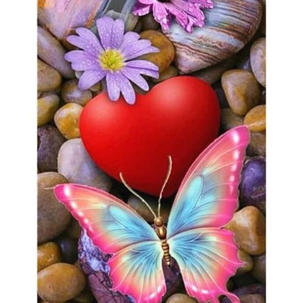 DIY 5D Diamond Painting Butterfly Diamond Embroidery Full Round Drill Flower Picture of Cross Stitch Rhinestone Mosaic Wall Art