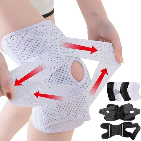 1PC Sports Knee Brace, For Basketball Knee Pads Mountaineering Running Fitness Outdoor Protective Equipment, Breathable Adjustable Knee Support for M