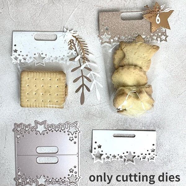 Star Bag Handle Metal Cut Dies Stencils Template for Scrapbooking Photo Album Decorative Embossing DIY Paper Cards New Dies