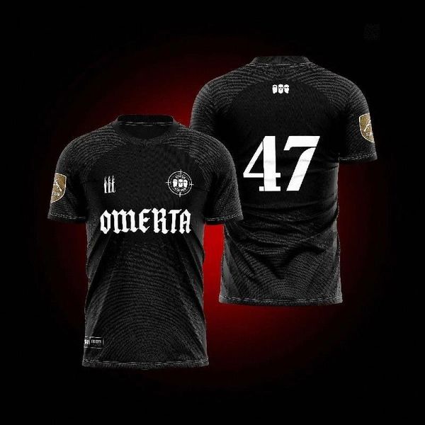 Men&#039;s T-Shirts Omerta boxing fans summer 3D printed breathable jersey mens outdoor sportswear mens round neck short sleeved childrens T