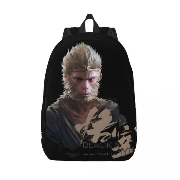 Hiking Games Sturdy Shoulder Personalised black myth wukong College Bag For Women Schoolbag Birthday Gift 240822