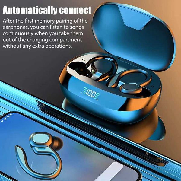 Fones de ouvido sem fio Ture sem fio Earbuds Hook Sports Sports HIFI Estéreo fone de ouvido à prova d'água com microfone tws headphonec25010