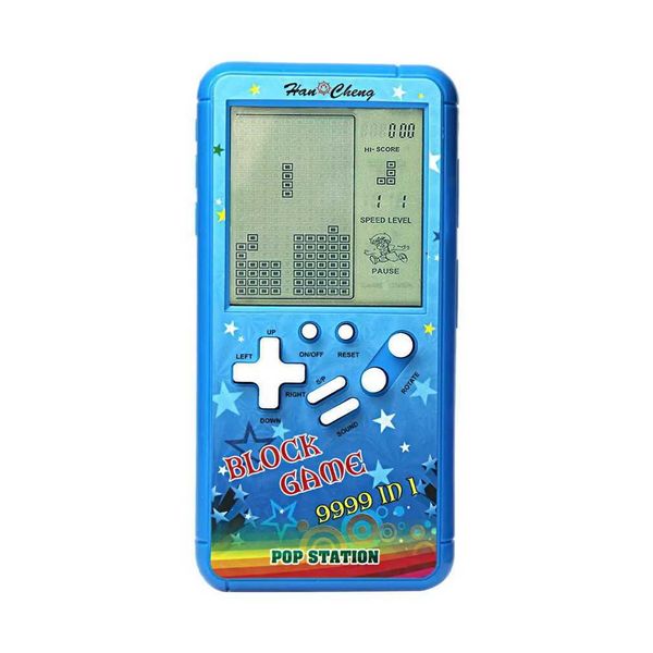Game machine New color shell large screen retro brick game console built-in 23 games Small body suitable for outdoor-indoor-travel Kids gift