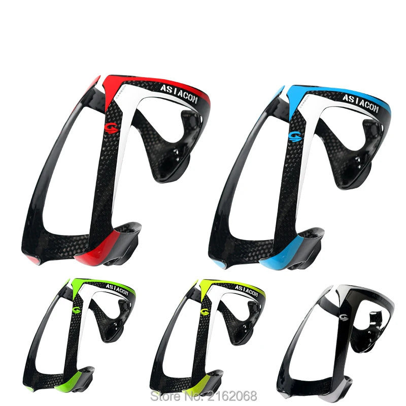 est ASIACOM lightest Road bicycle 3K full carbon fibre drink water bottle cages Mountain bike holders Free shipping