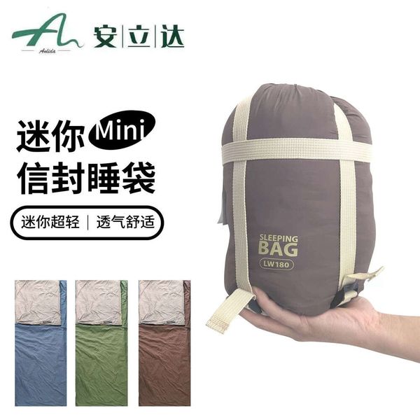 Mini Adult Bag For Tourism, Mountaineering, Outdoor Camping, Down Cotton Stain Proof Sleeping Bag, Hine Washable And Spliced