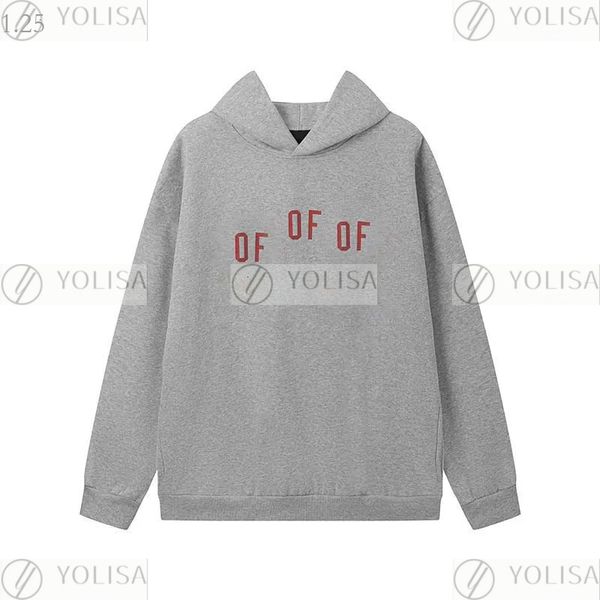 Essientals Sweatshirt Crewneck Designer Sweatshirt Mens Casual Fashion Printed Hoodie Essentialals Sweatsuit Shirt Tracksuit Tops Fear Of Ho