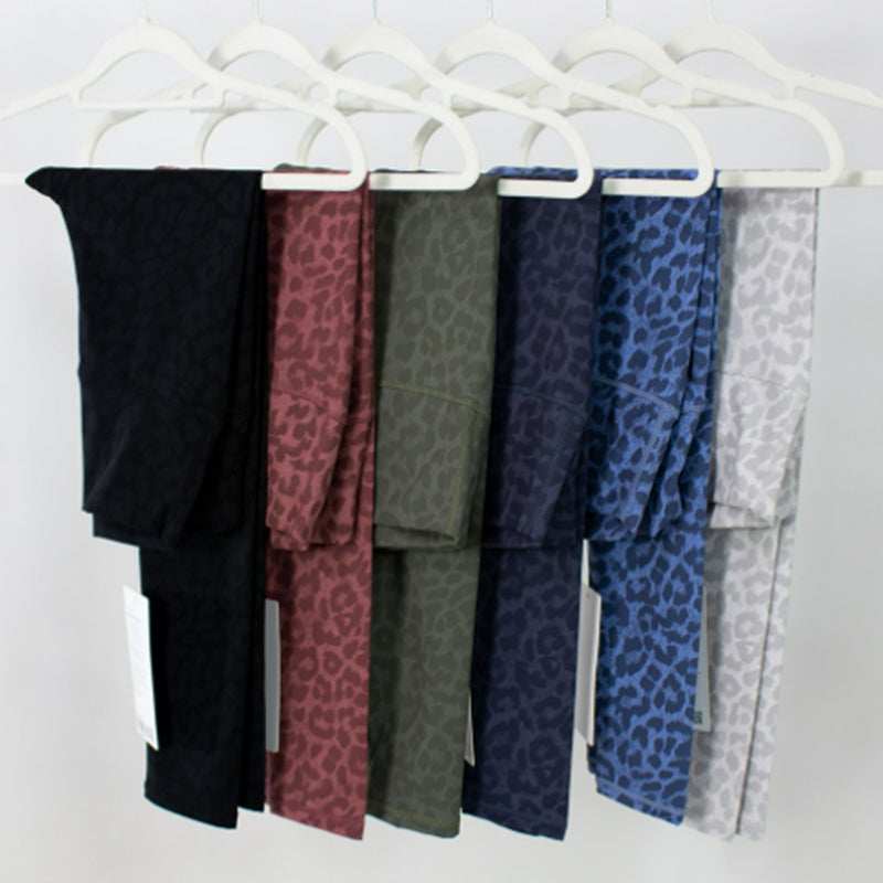 Yoga Pants Women&#039;s Spotted High Waist and Hip Lift Pants Women&#039;s Fitness Sports Tights