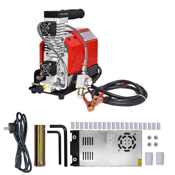 GX CS2 4500Psi 300Bar PCP Air Compressor 12V Portable High Pressure Compressor with 12V Power Adapter Oil-Water Free PCP Scuba