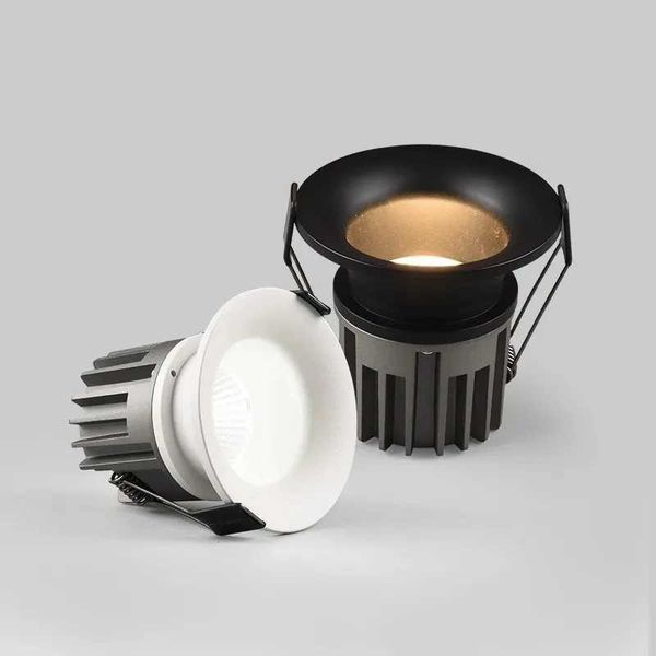 Dimmable Led Downlight Recessed Ceiling Lamp Spotlight Aluminum Led COB Light 7W-12W-15W18W AC110V 220V Home Office Store Y240802