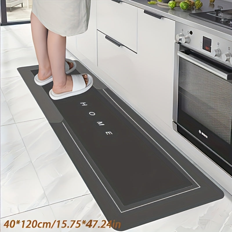 TEMU 1 High-quality Kitchen Floor Mat, Hotel Bathroom Mat, Hotel Commercial Use, Easy To Scrub, Easy To Care For, Foot Mat, Oil-absorbent Mat,