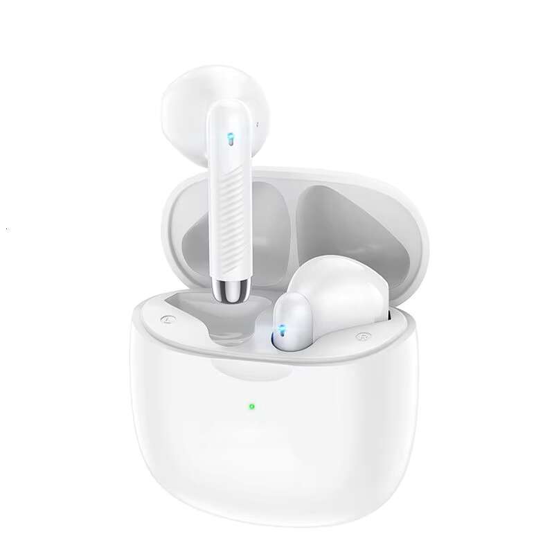 Huien IP-X7 waterproof sports earphones noise cancelg microphone and F9 earbuds, equipped with 32h playback time USB charging earbuds in pink