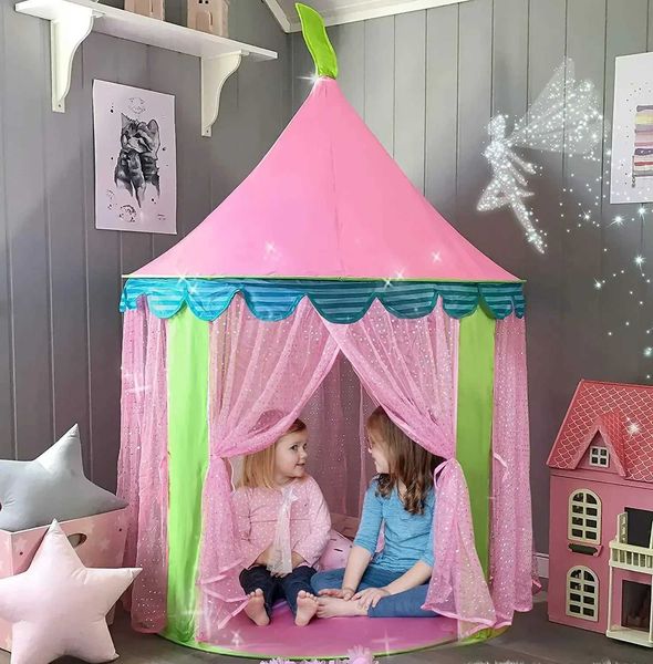 Childrens Tent Indoor Girls Games Portable Camping Toys Castle Doll House Boys Small House Princess House Room Decoration W241230