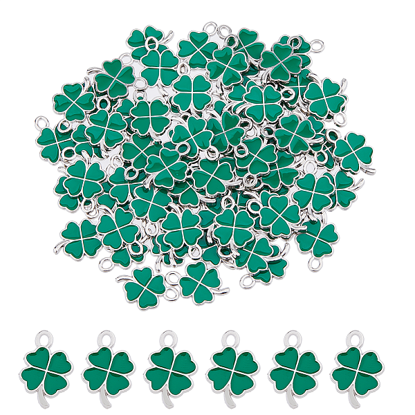 70pcs pendentifs en émail en alliage de placage en rack