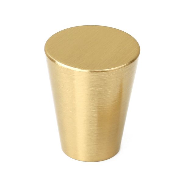 4 pieces solid simple drawer handle furniture hardware cabinet wardrobe shoe door single hole knob round cone pull