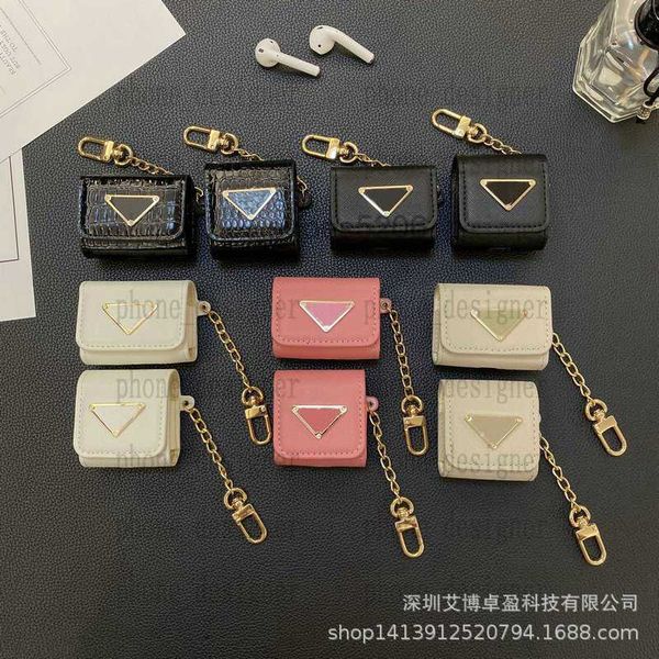 Earphone Accessories designer AirPod cases Suitable for 1-2-3-pro-Pro 2 Protective Cover Luxury Apple Trendy 350R W2RV