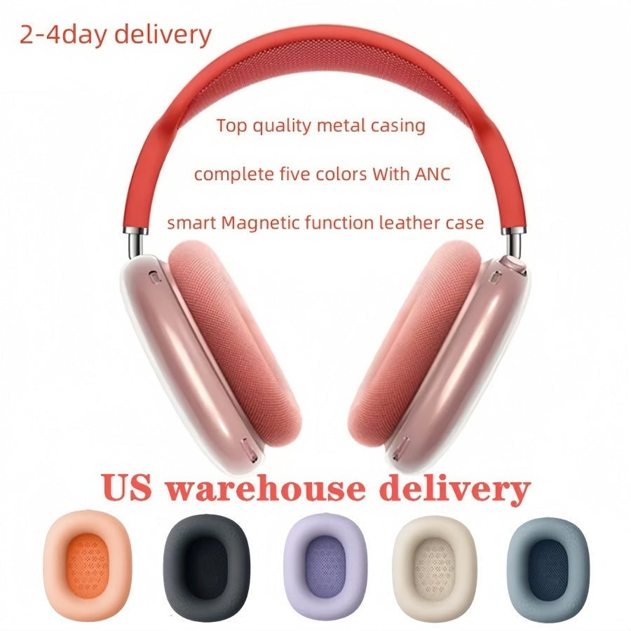 with ANC pro Max 2 3 bluetooth Headphone Accessories Transparent Solid Silicone case Air Max Pro 3 4 Wireless headphones Smart Case popup Protective