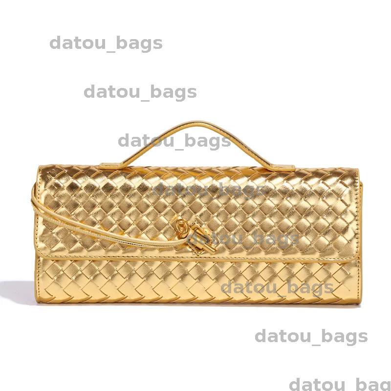 Designer Bag Tote Bag Handbag Cross Border Fashion Spring Summer New Weaving Soft Leather Dinner Bag Medieval French Stick Bag Wallets