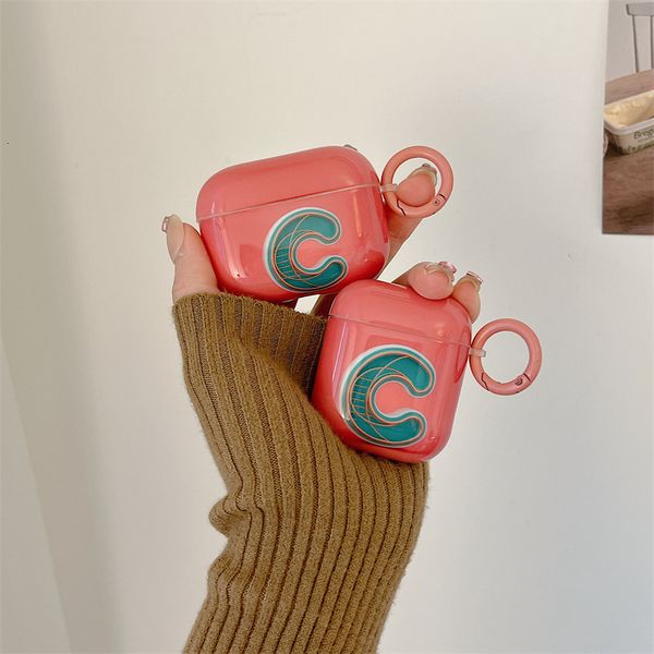 ddmygifts The letter &#039;c&#039; is suitable Pro 1-2-3 generation Bluetooth wireless headphone cases, cute and creative soft shell for wom