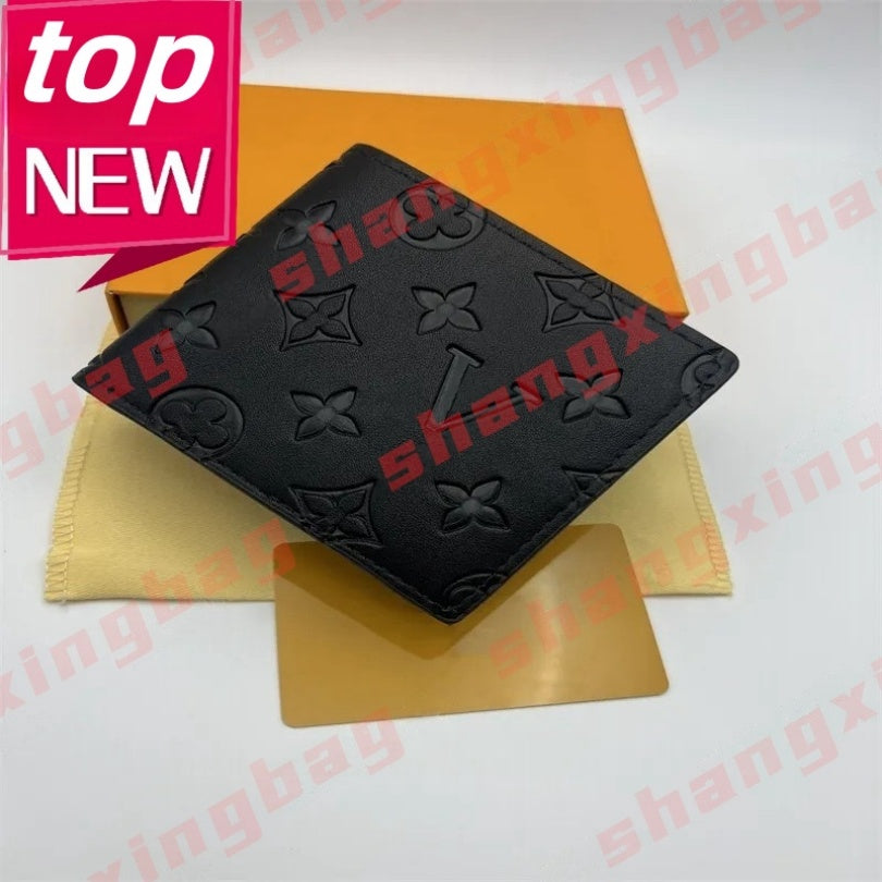 High quality Designers Genuine Leather Fashion Designer Wallets Retro Handbag For Men Classic Card Holders Coin Purse Famous Clutch Wallet
