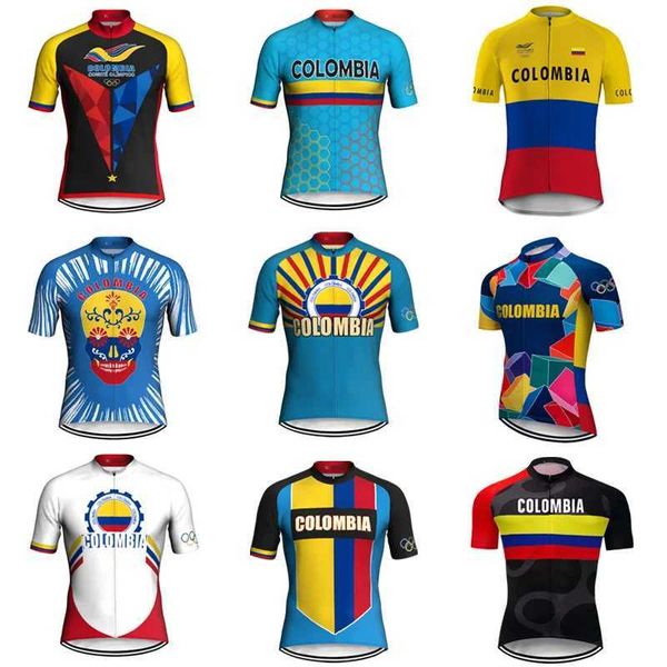 Fans Tops Tees Colombian cycling sportswear short sleeved clothing road cycling shirts motorcycle offroad jackets cycling clothing hiking to