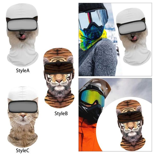 Balaclava Face Mask Animal for Music Festivals Motorcycle Riding FishingXJ240828