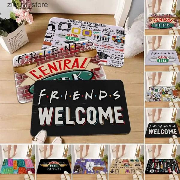 Carpets Friends Entrance Floor Mat Living Room Hallway Decoration Carpet Non-slip Easy To Clean Area Rug Home Office Washable Doormats L2409