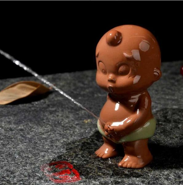 Water spray tea Pet decoration creativity can enhance Yixing purple clay animal personality Zen cute urine baby role W240815