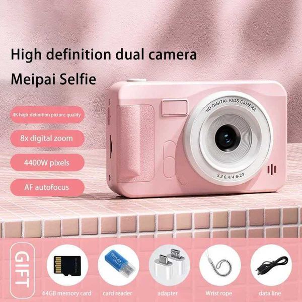 Digital Cameras 1080P 40MP Camera with Lanyard 8X Zoom Anti Shake 4K HD Auto Focus Support 64GB Card Selfie Digital Video Camera For Beginne