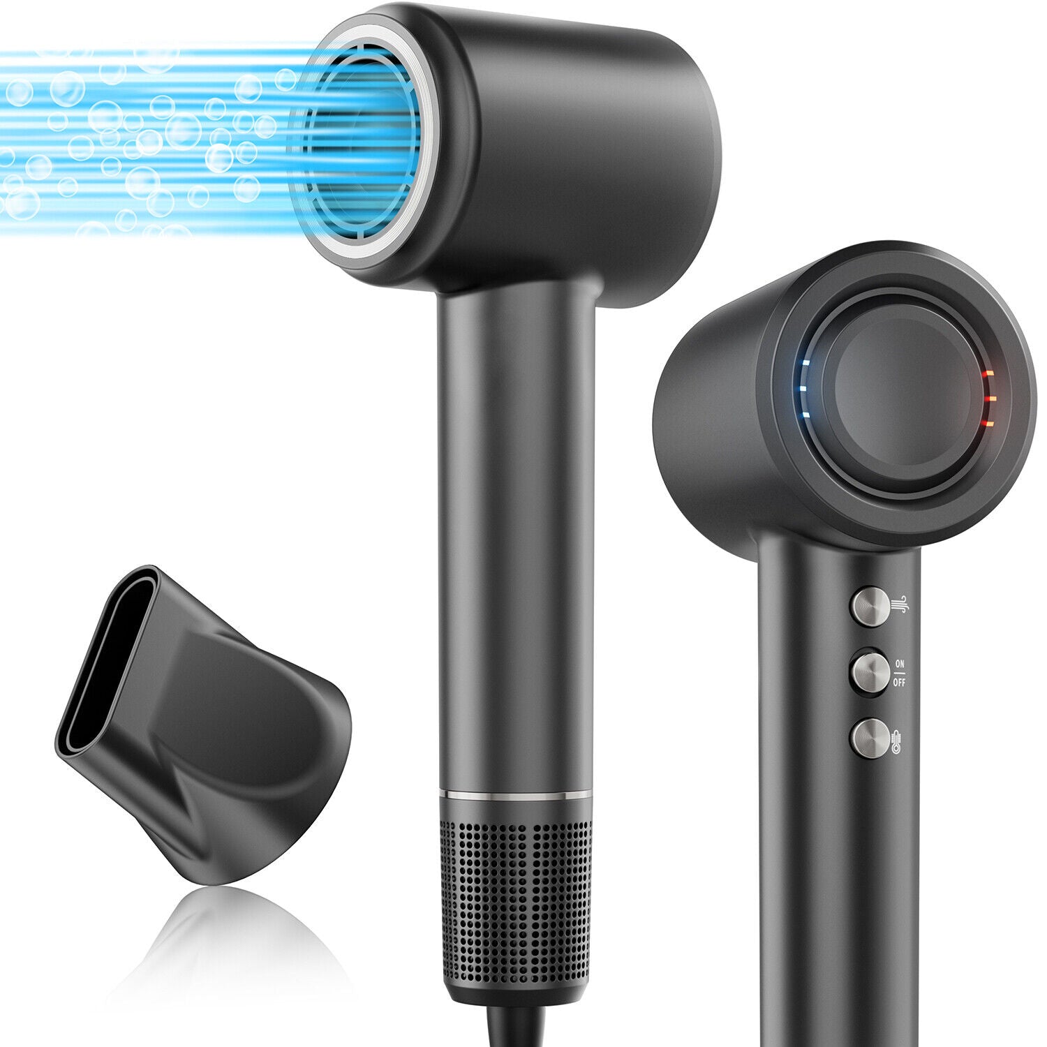 Fast Hair Dryer 110000 RPM High-Speed 200 Millions Negative Ionic Thermo-Control