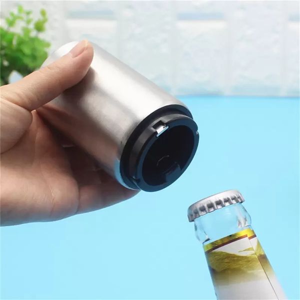 Automatic Push Down Stainless Steel Beer Bottle Opener Customizing Supported Gg0530