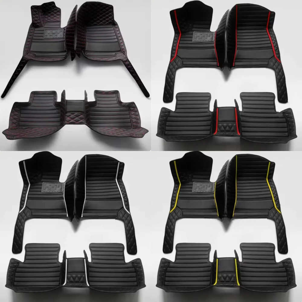 Custom Leather Car Floor Mats For Opel Astra J 2010-2015 Astra K 2016-2020 Corsa D 2007-2014 Insignia Auto Interior Accessories R250606 OCMC