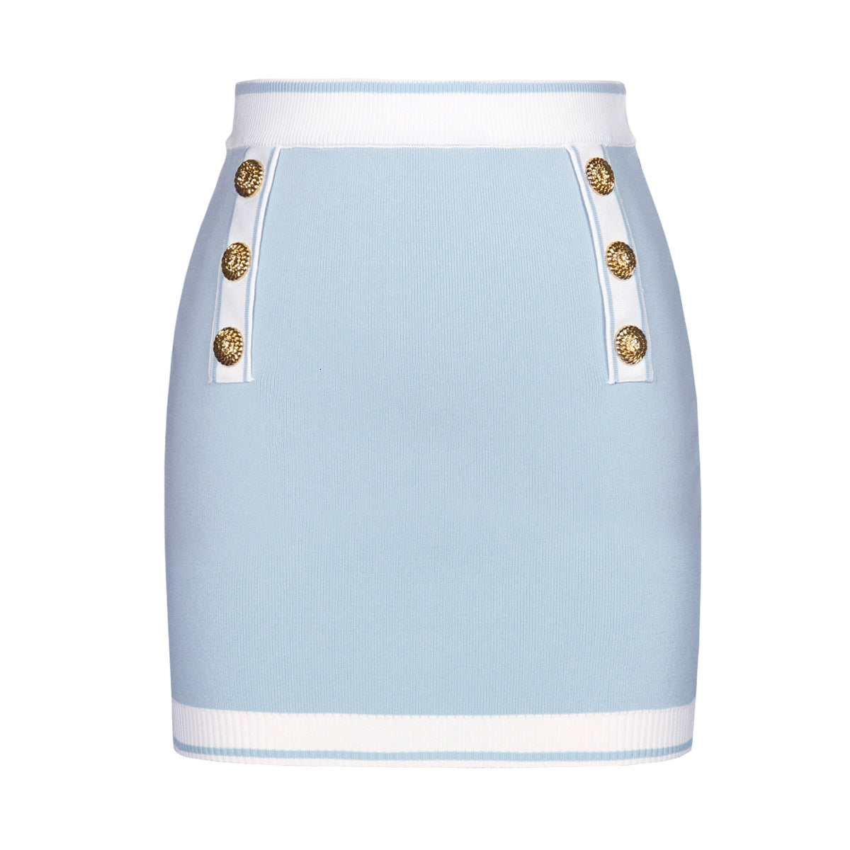 SML Spot 2024 Summer New Women&#039;s Classic Knitted Simple Internet Popular Versatile Celebrity Woolen Skirt