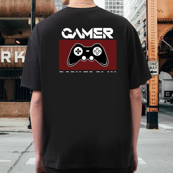 2024 Couples T Shirts 230g Pure Cotton Sport play games Short Sleeve O-Neck T shirt Loose Floral Print Tops Shirt