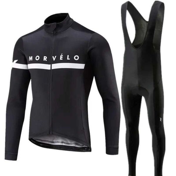 MORVELO 2025 Spring Mens Cycling Long Seve Suit Cycling Jersey Mtb Cycling Clothing Bicyc Maillot Ropa Ciclismo Bike ClothesXJ240926