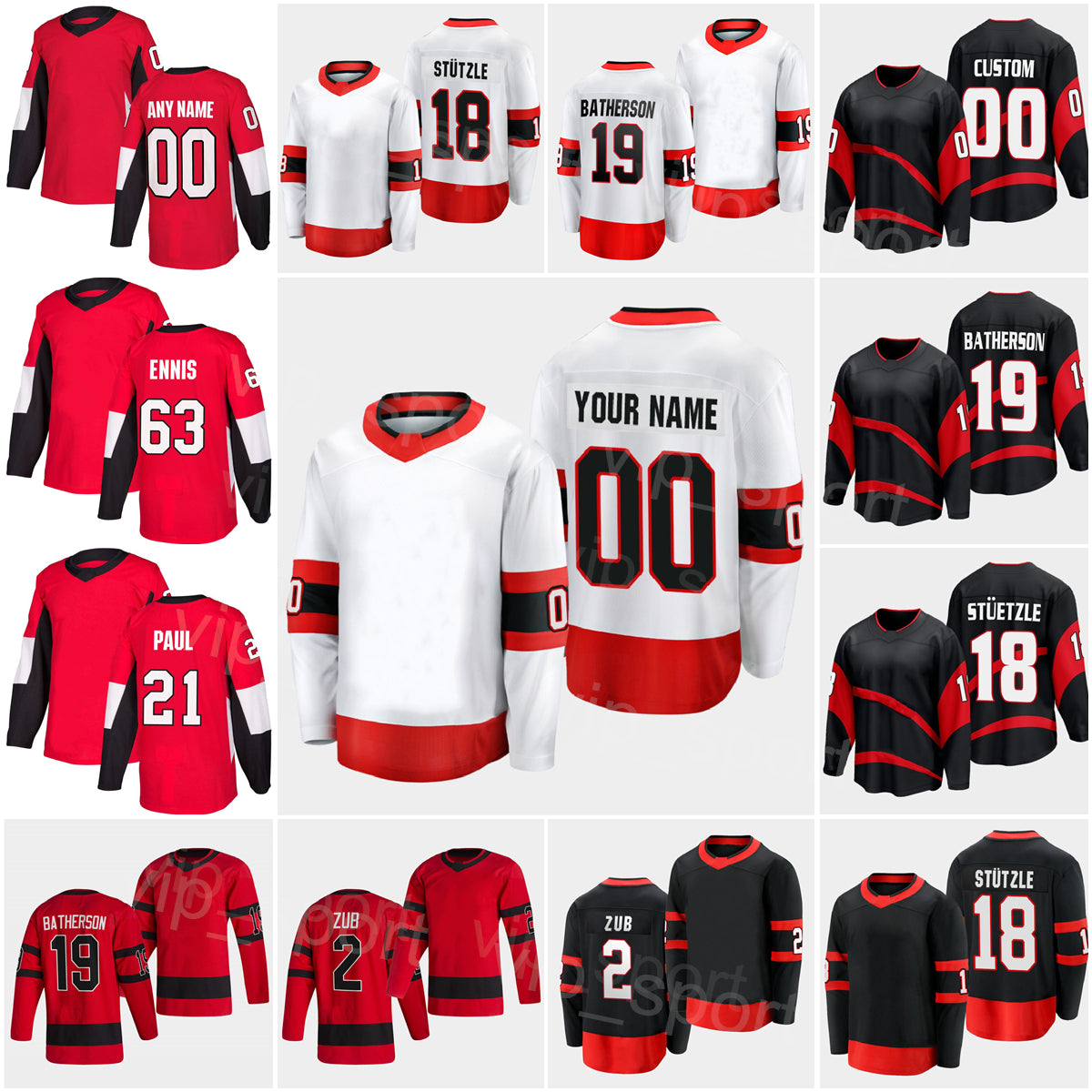 2023 Reverse Retro Hockey 10 Alex Formenton Jerseys 5 Nick Holden Lassi Thomson Tim Stutzle Drake Batherson Tyler Ennis Artem Zub Anton Forsberg Cus