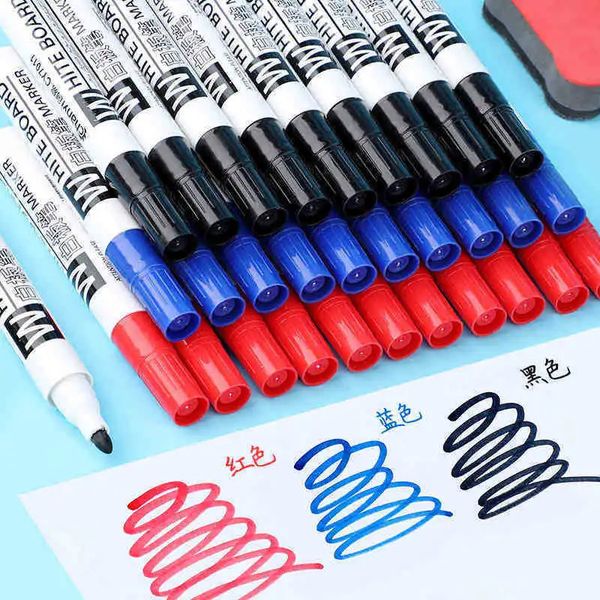 30Pcs Whiteboard Pen Can Be Erased Marker Pens Nontoxic Largecapacity For Teacher Waterbased Drawing Board 231220