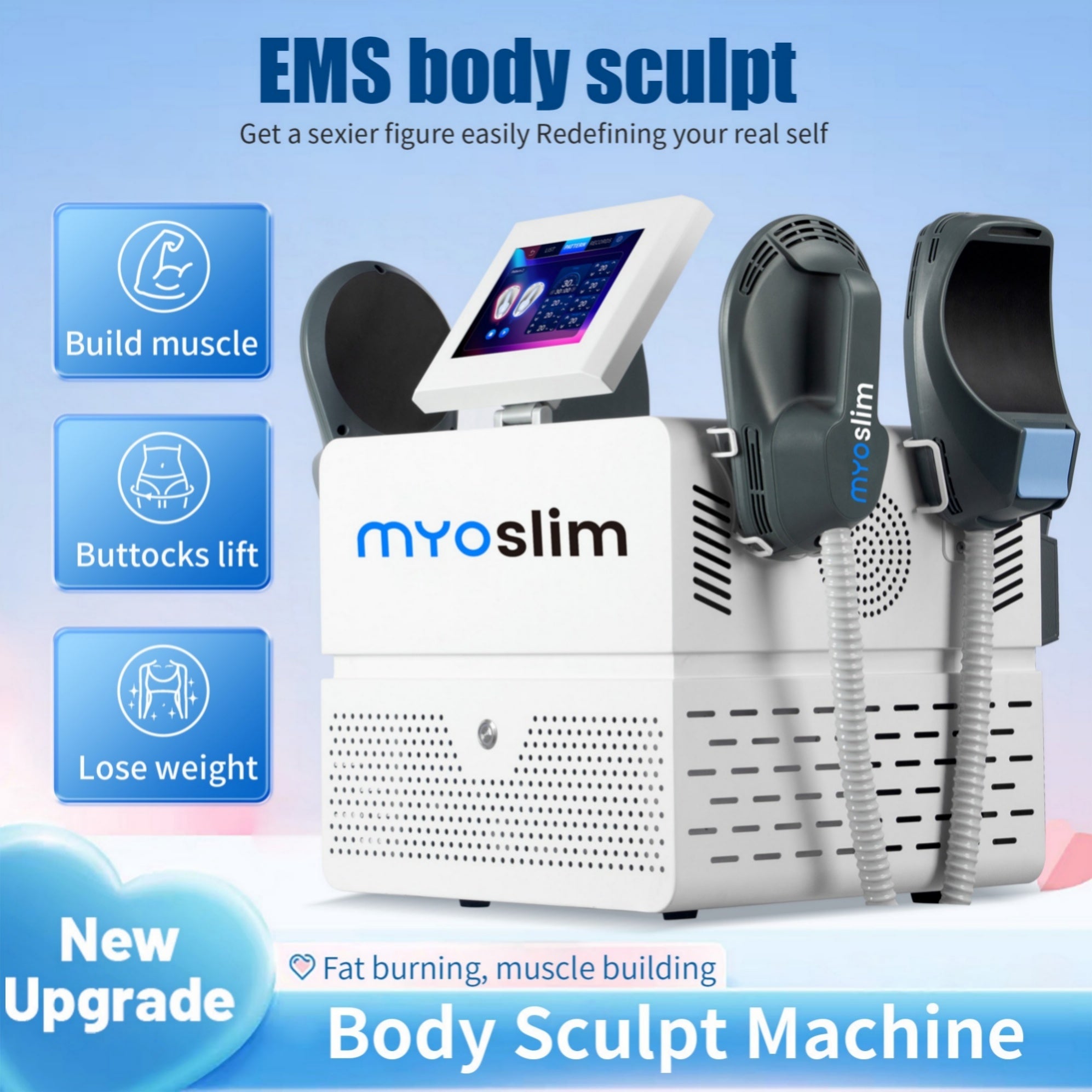Professional Myoslim NEOS High-Power (6500W) RF Skincare Device for Enhanced Skin Tightening